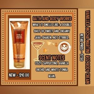 BBW VANILLA MOCHA MARTINI BODY CREAM